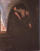 Edvard Munch Kiss oil painting on canvas